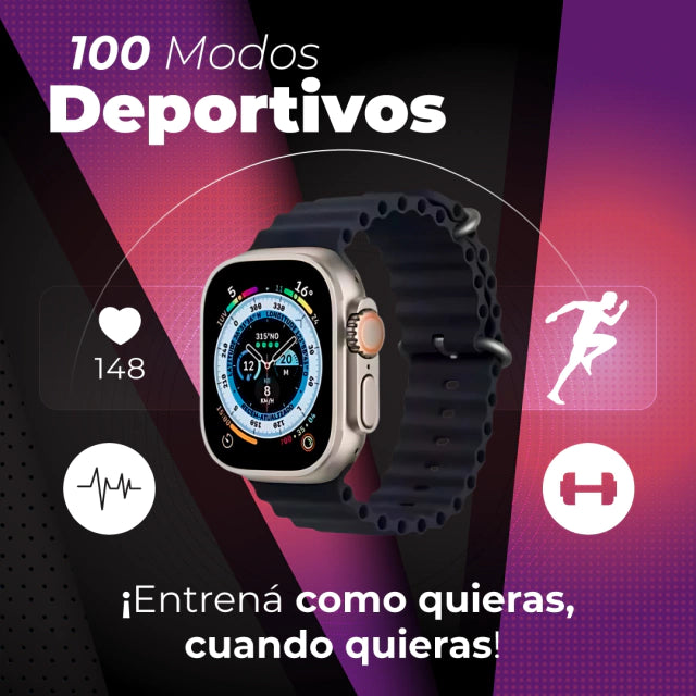 SMARTWATCH FANPRO WATCH 9 ULTRA X 5 UNIDADES